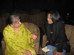 Balinder Johal with Deepa Mehta